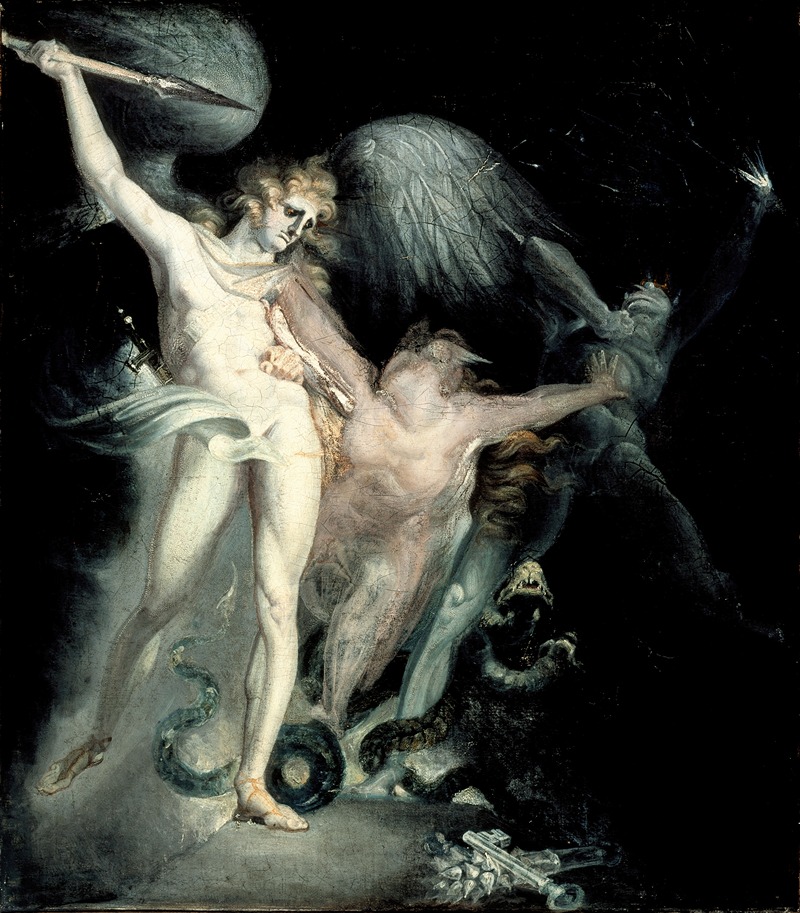 Henry Fuseli - Satan and Death with Sin Intervening
