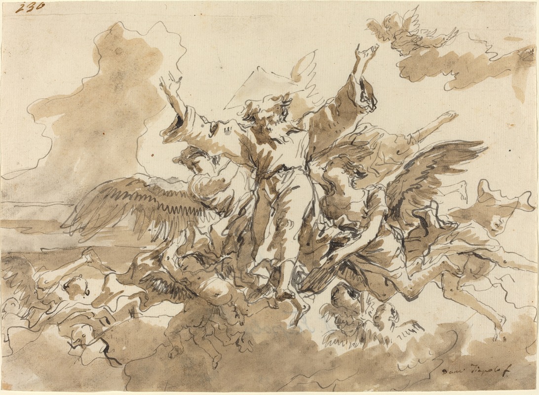 Giovanni Domenico Tiepolo - Creation of the Universe