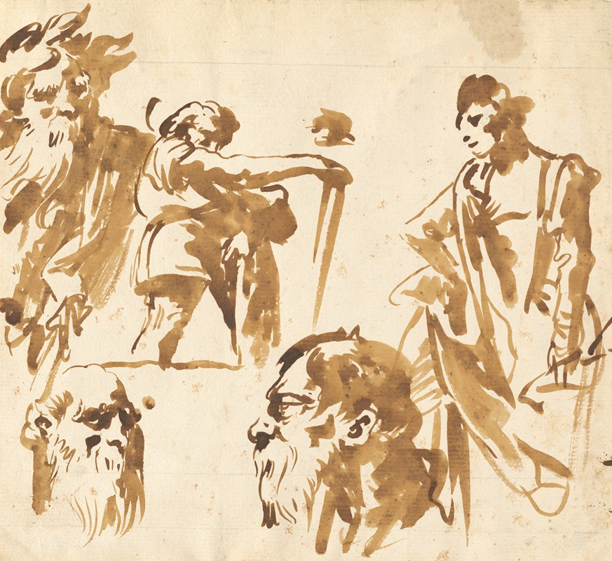 Giovanni Domenico Tiepolo - Figures and Faces