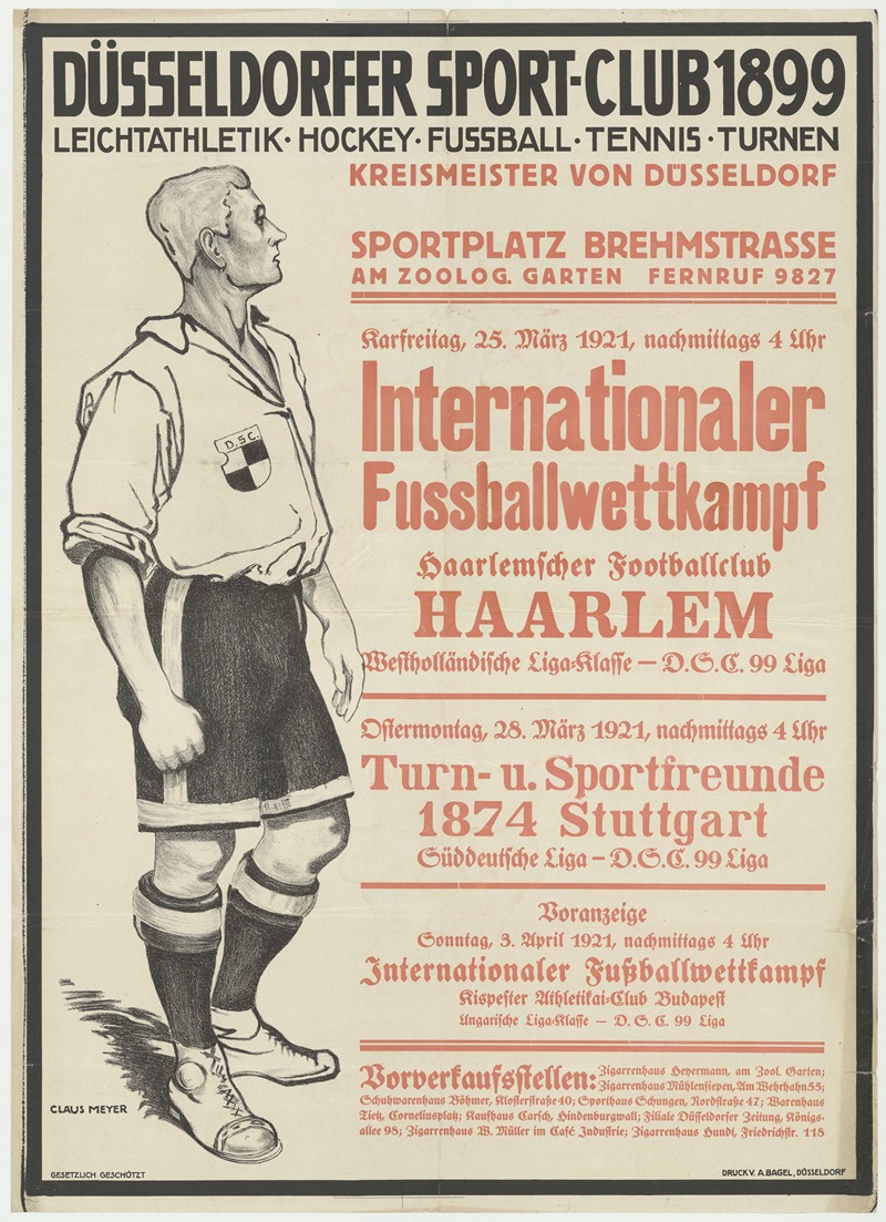 Claus C. Meyer - Internationaler Fussballwettkampf