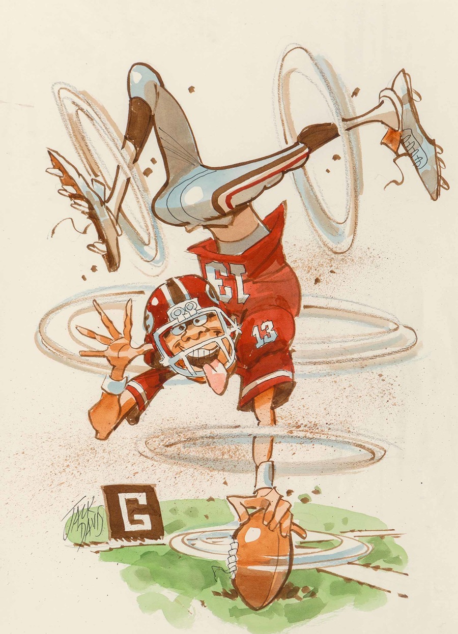 San Francisco 49ers 1950 Football Program by Big 88 Artworks