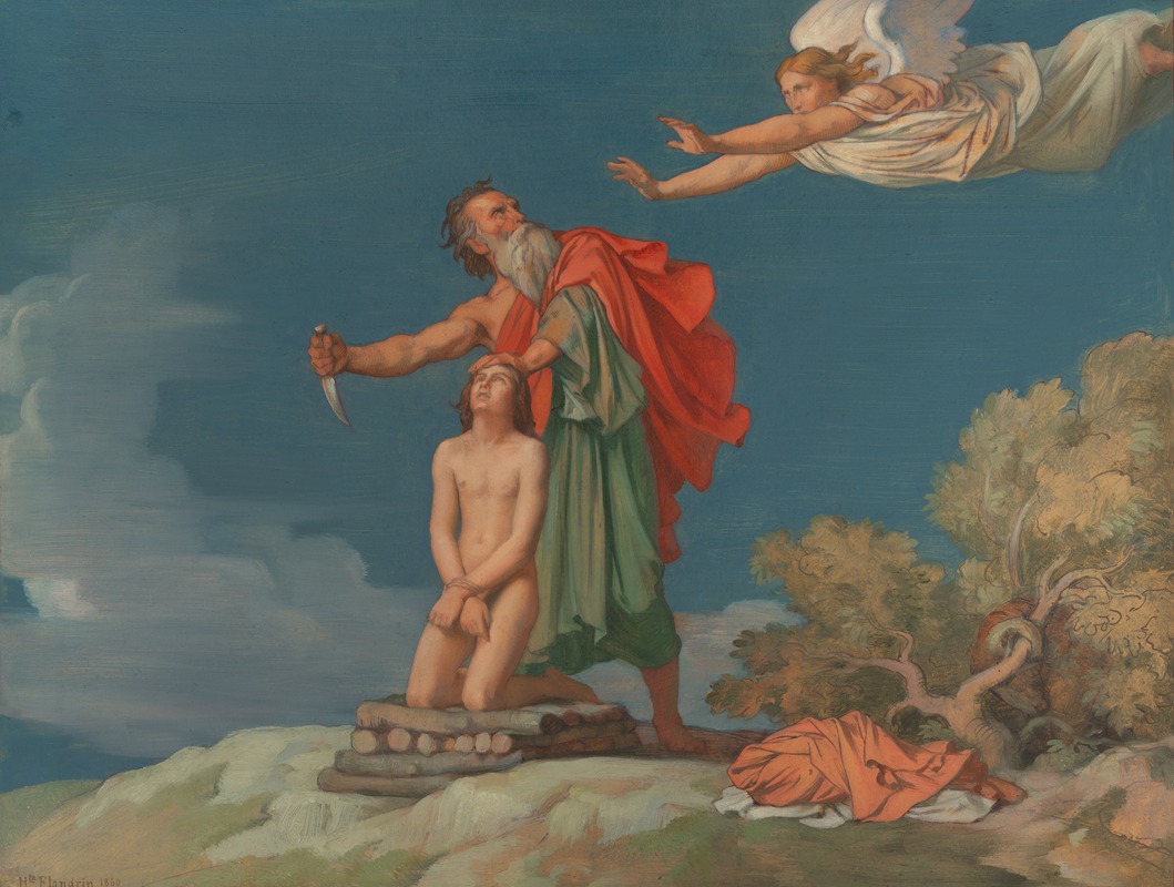 Jean-Hippolyte Flandrin - The Sacrifice of Isaac
