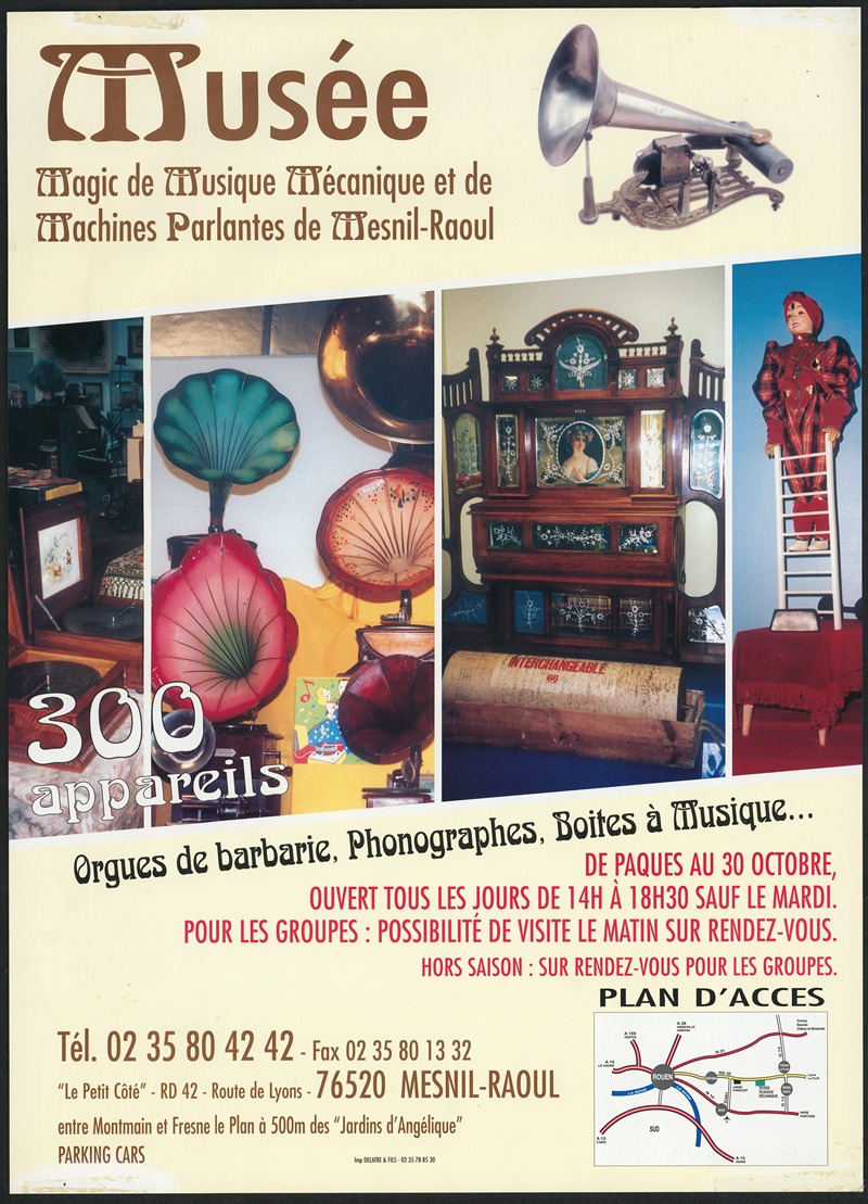 Delatre & Fils - Musée Magic de musique mécanique et de machines parlantes e Mesnil-Raoul