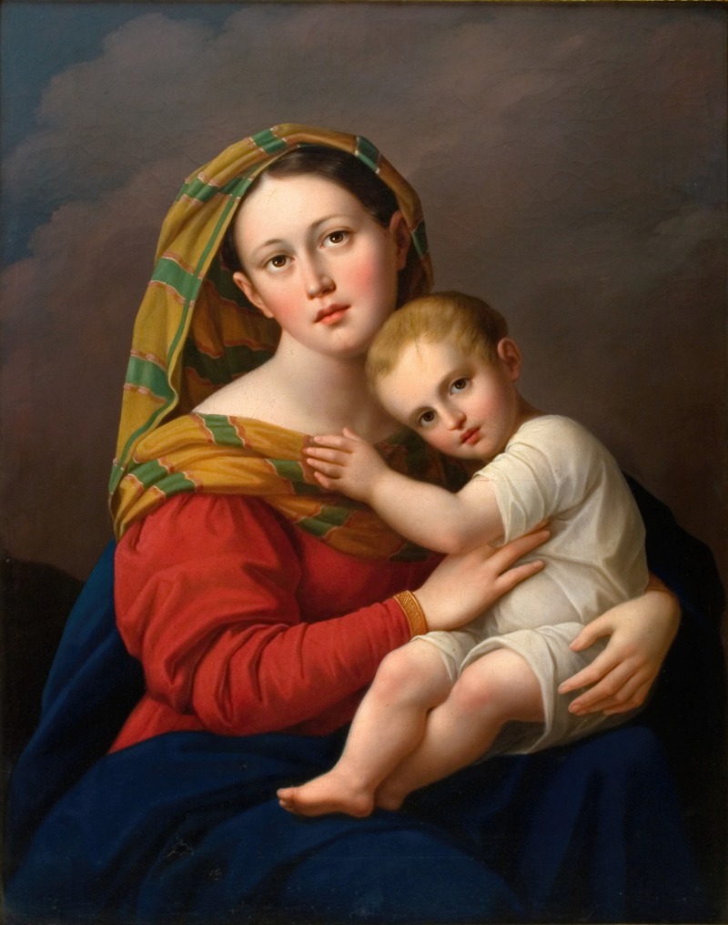 Józef Oleszkiewicz - Madonna with Child