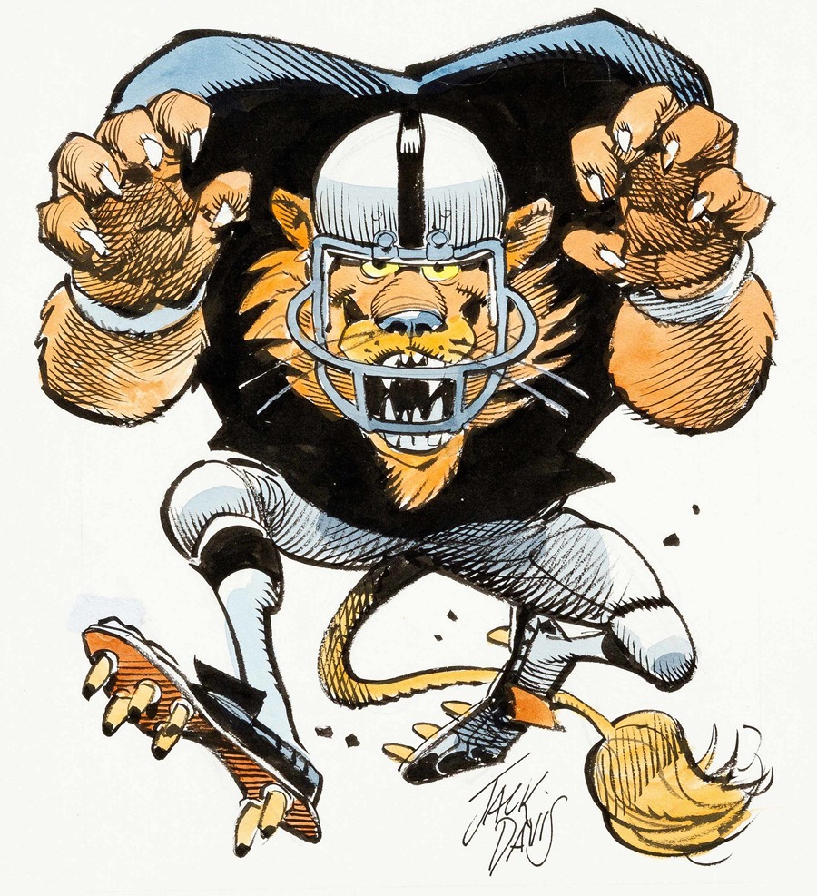 Jack Davis - Penn State Nittany Lions College Football Illustration