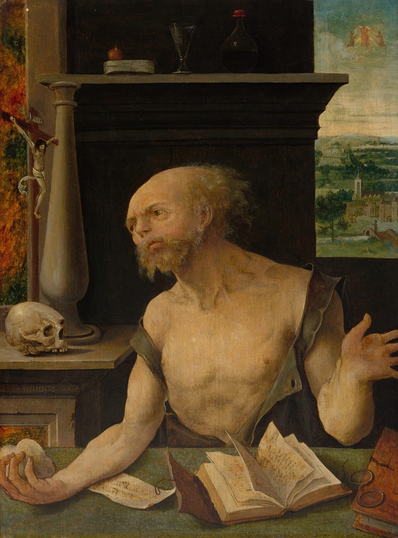 Master of the Lille Adoration - Saint Jerome in Penitence