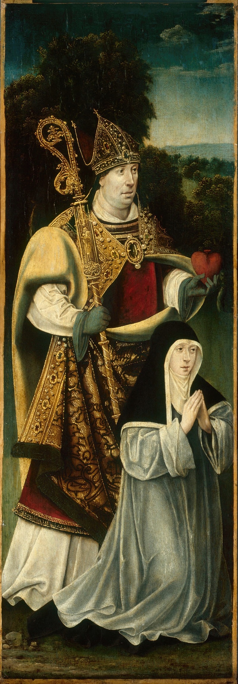 North Netherlandish School - Saint Augustine and an Augustinian Canoness