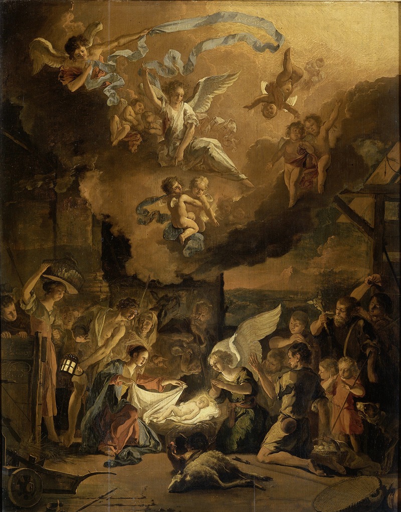 Abraham Hondius - The Adoration of the Shepherds