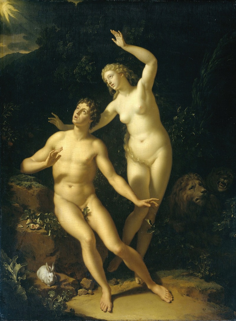 Adriaen van der Werff - God Holds Adam and Eve Responsible