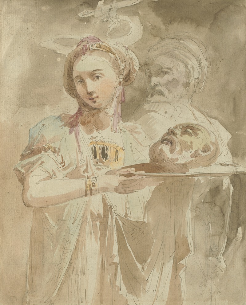 Giuseppe Bernardino Bison - Salome with the Head of Saint John the Baptist