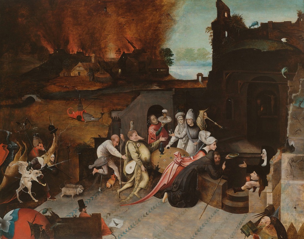 After Hieronymus Bosch - The Temptation of St Anthony