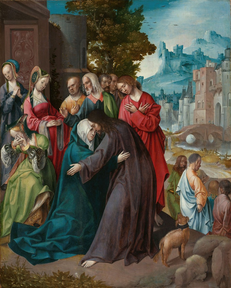 Cornelis Engebrechtsz - Christ Taking Leave of his Mother