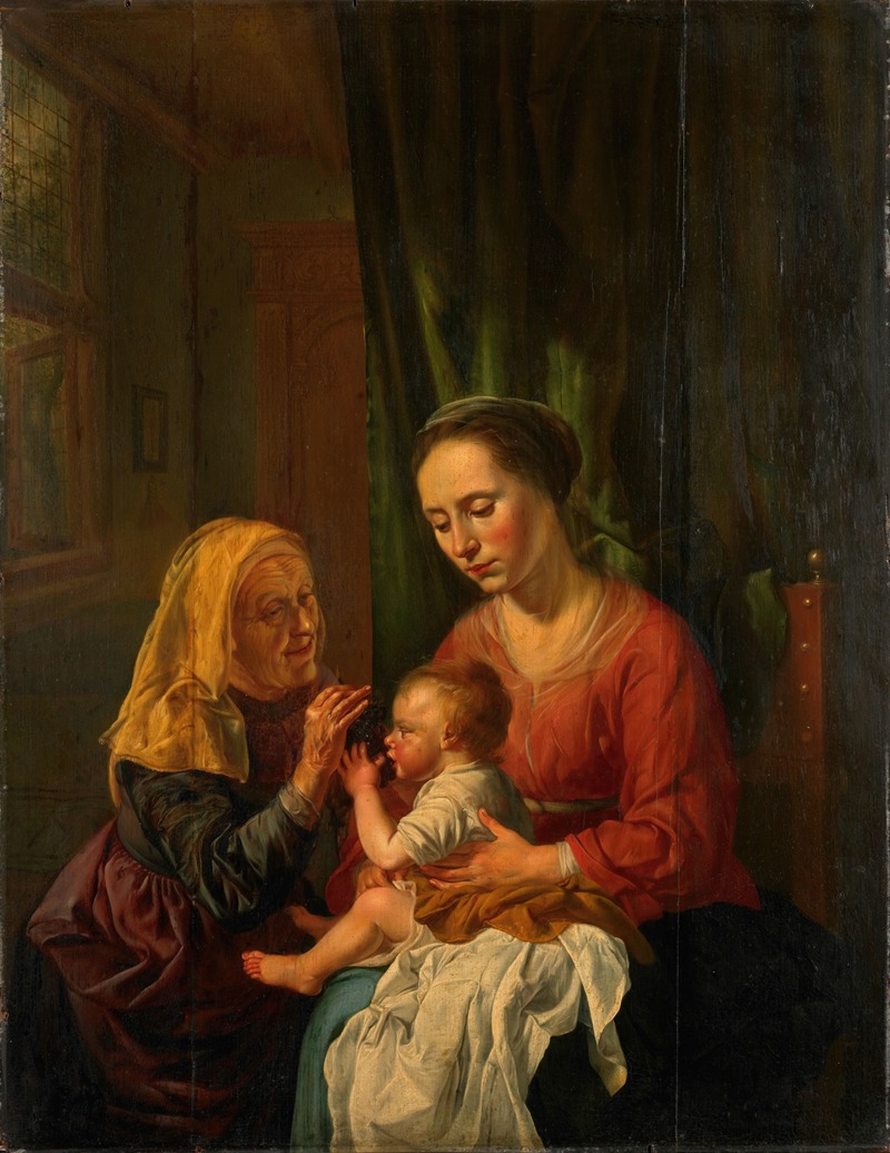 Dirck van Hoogstraten - Virgin and Child with St Anne