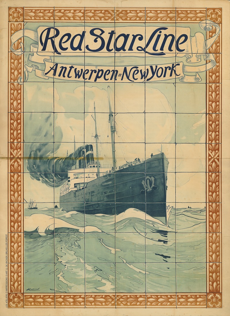 Henri Cassiers - Red Star Line Antwerpen – New York