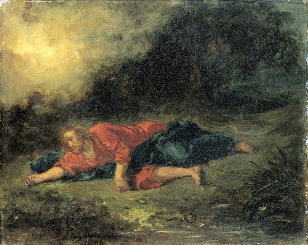 Eugène Delacroix - The Agony in the Garden