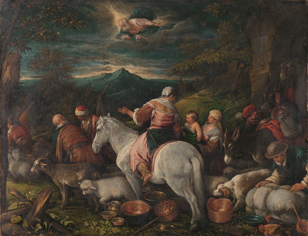 Francesco Bassano the Younger - Abraham Leaves Haran