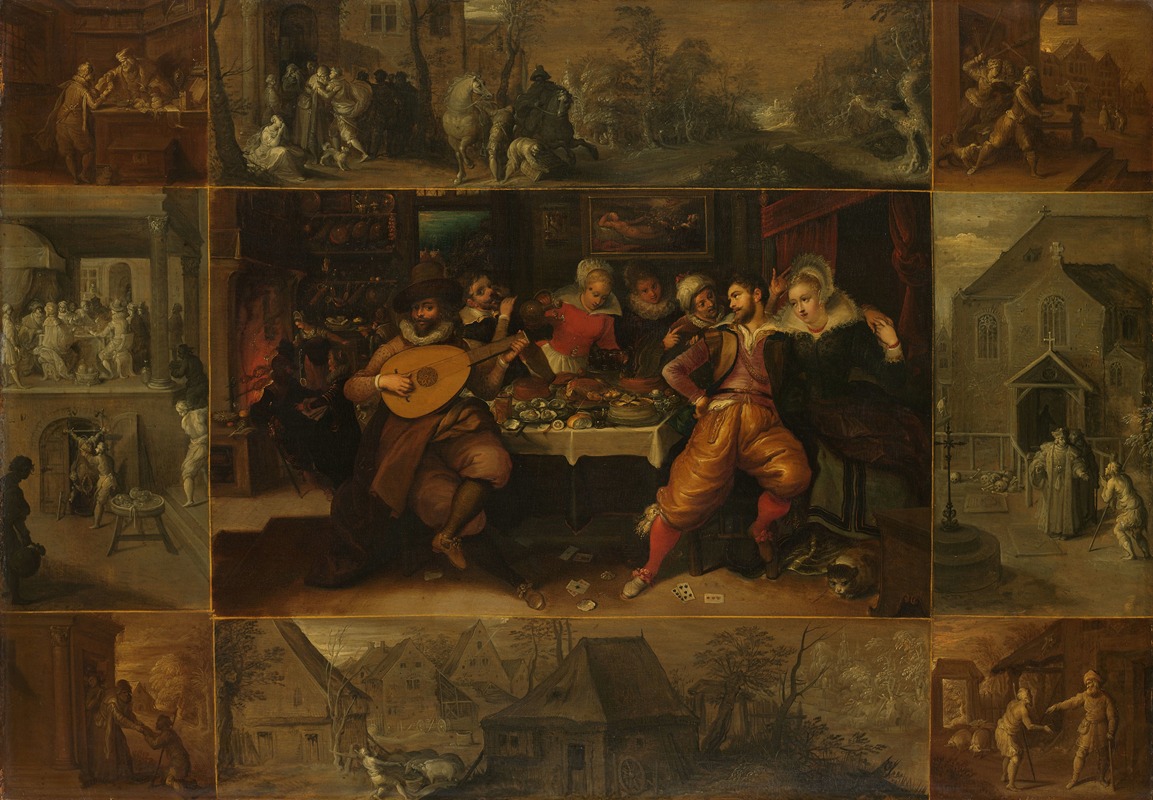 Frans Francken the Younger - The Parable of the Prodigal Son