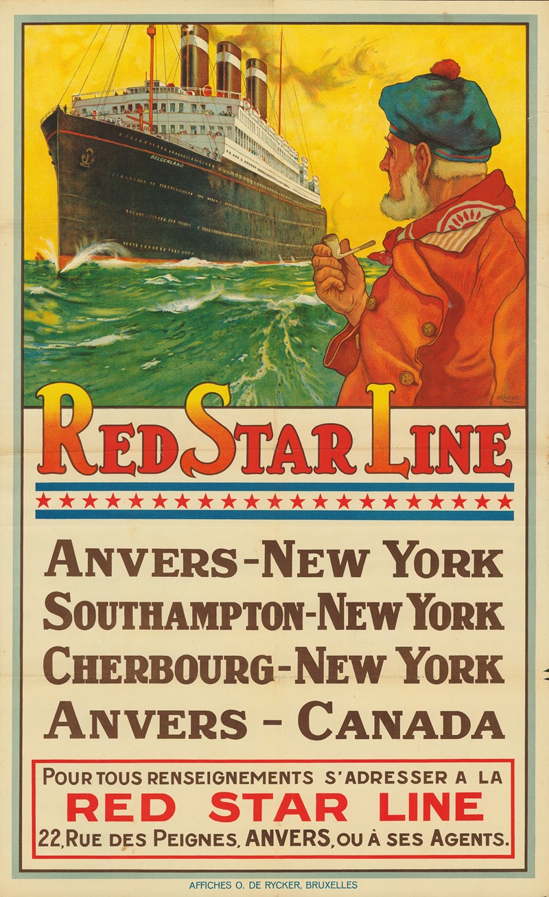 Henri Cassiers - Red Star Line