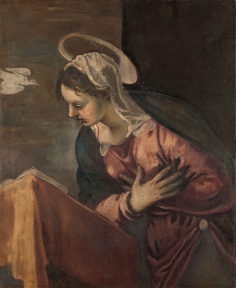 Jacopo Tintoretto - Virgin from the Annunciation to the Virgin