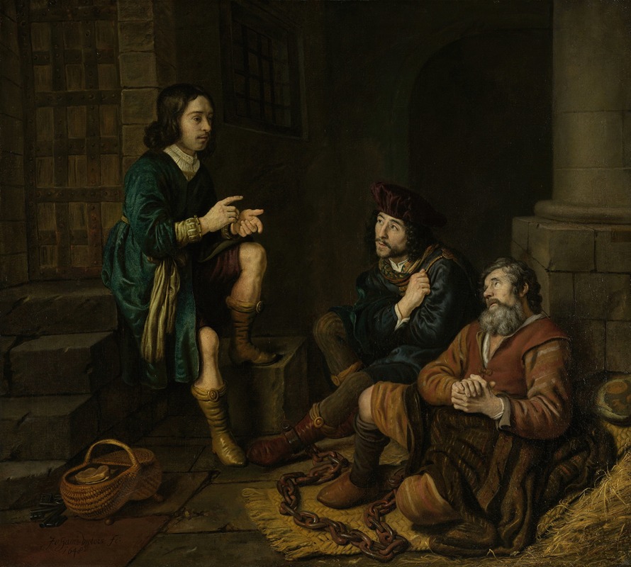 Jan Victors - Joseph Interprets the Dreams of the Baker and the Butler