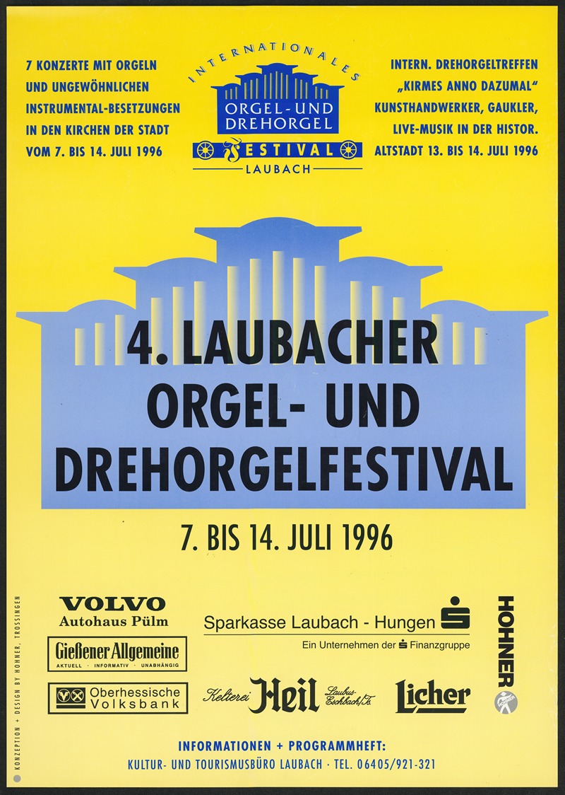 Hohner Musikinstrumente GmbH & Co - 4. Laubacher Orgel- und Drehorgelfestival