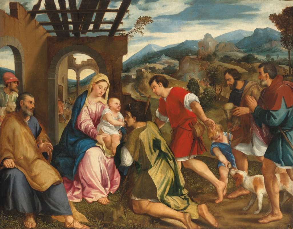 Bonifacio Veronese - Adoration of the Shepherds