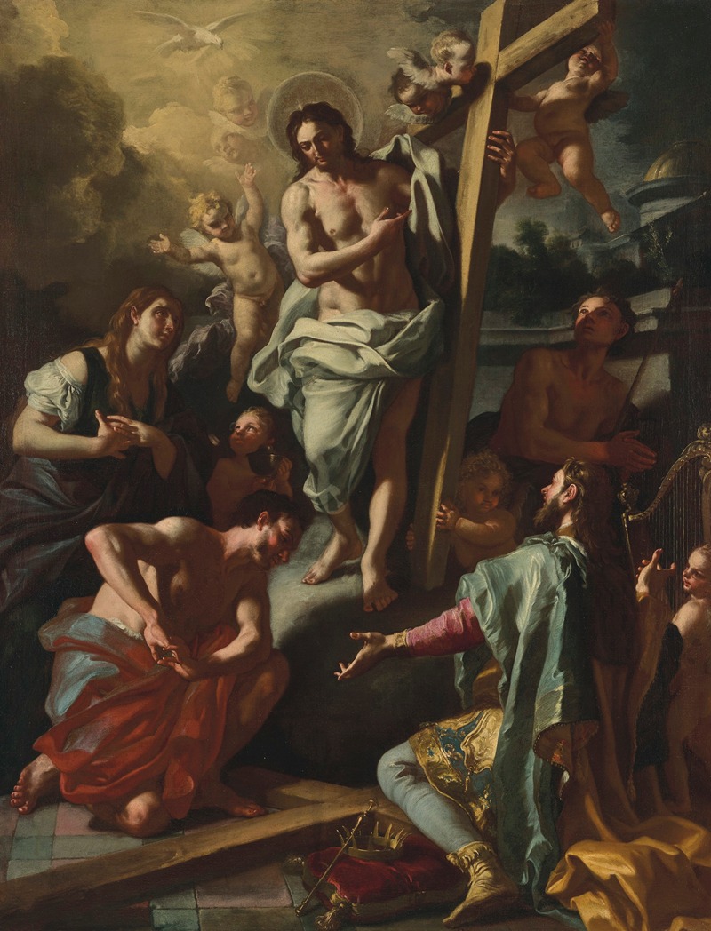 Francesco Solimena - Christ descending into Limbo