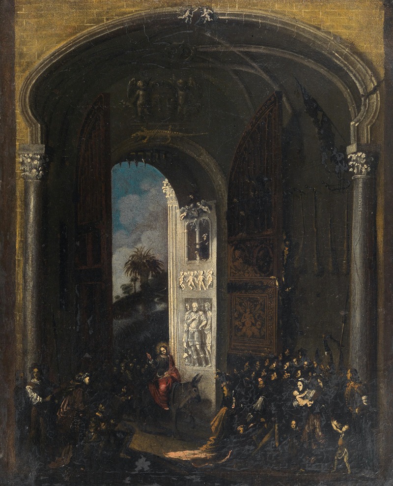 François de Nomé - Christ’s entry into Jerusalem