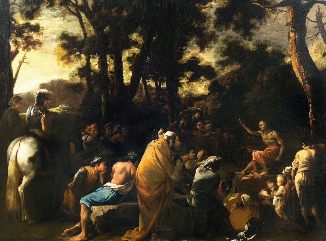 Salvator Rosa - The Sermon of Saint John the Baptist