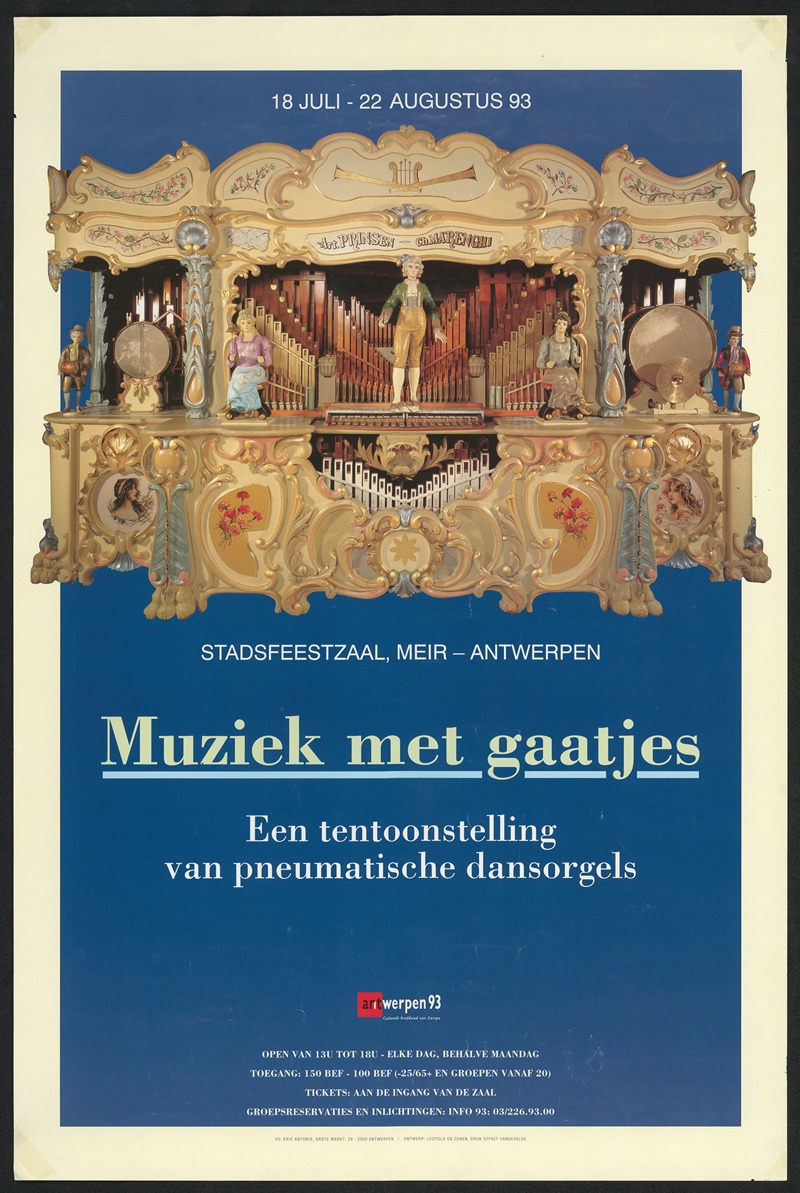 Offset Vandevelde - Muziek met gaatjes; een tentoonstelling van pneumatische dansorgels