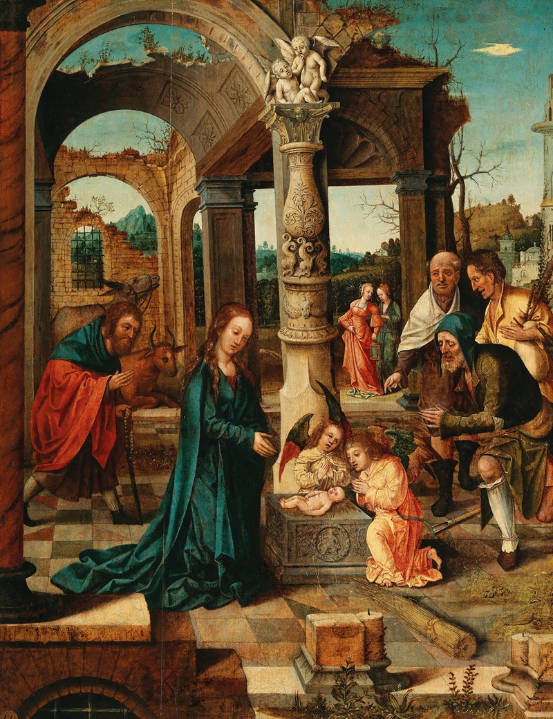 Master of the von Groote Adoration - The Adoration of the Shepherds