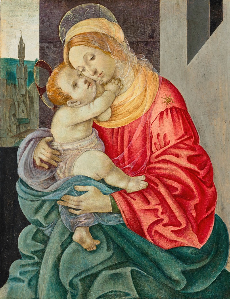 Follower of Filippo Lippi - The Madonna and Child