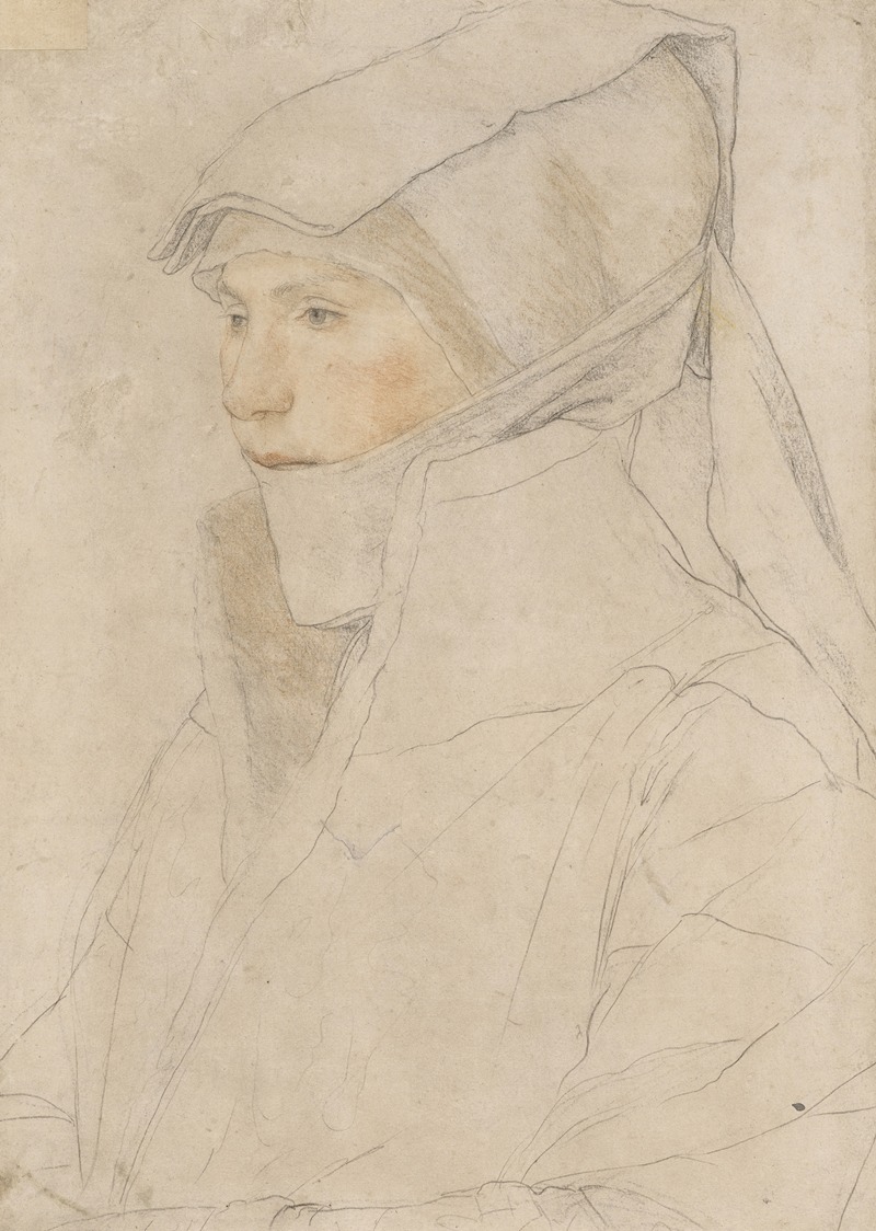 Hans Holbein The Younger - Portrait of Dorothea Meyer, née Kannengiesser