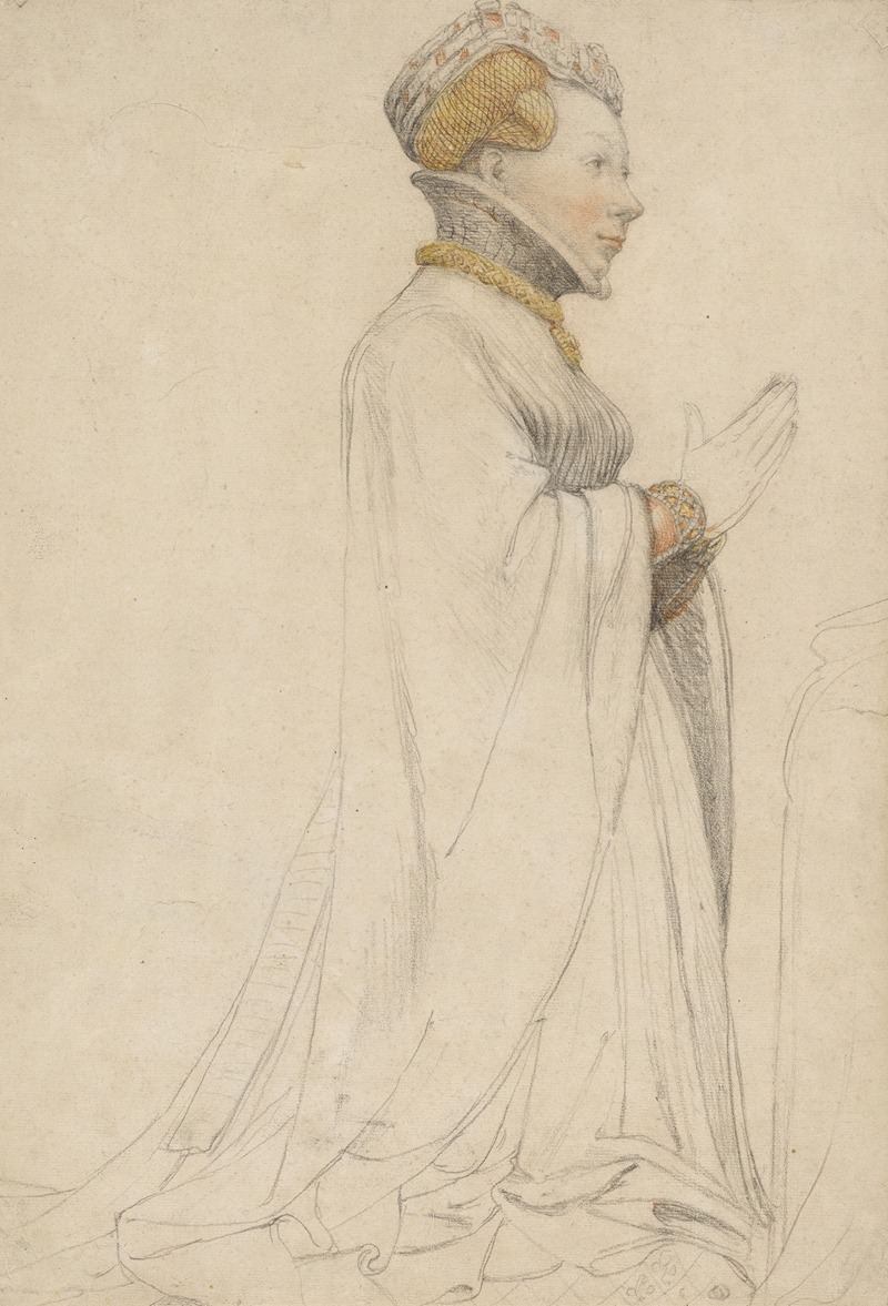 Hans Holbein The Younger - Jeanne de Boulogne, Herzogin von Berry