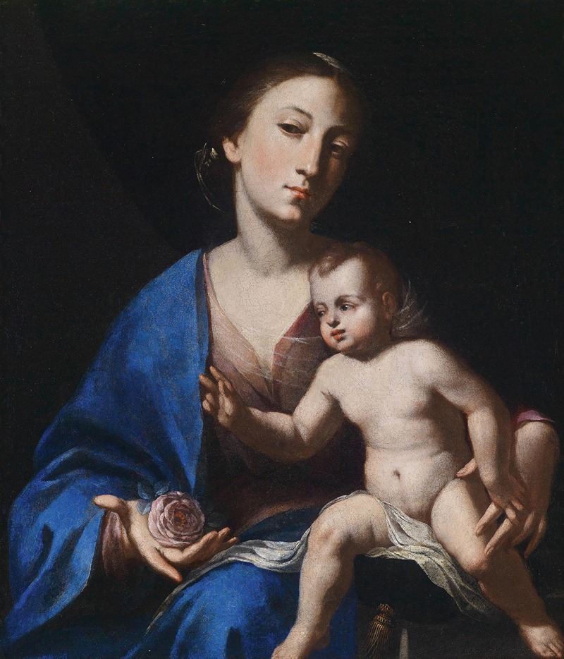 Bernardo Cavallino - The Virgin and Child