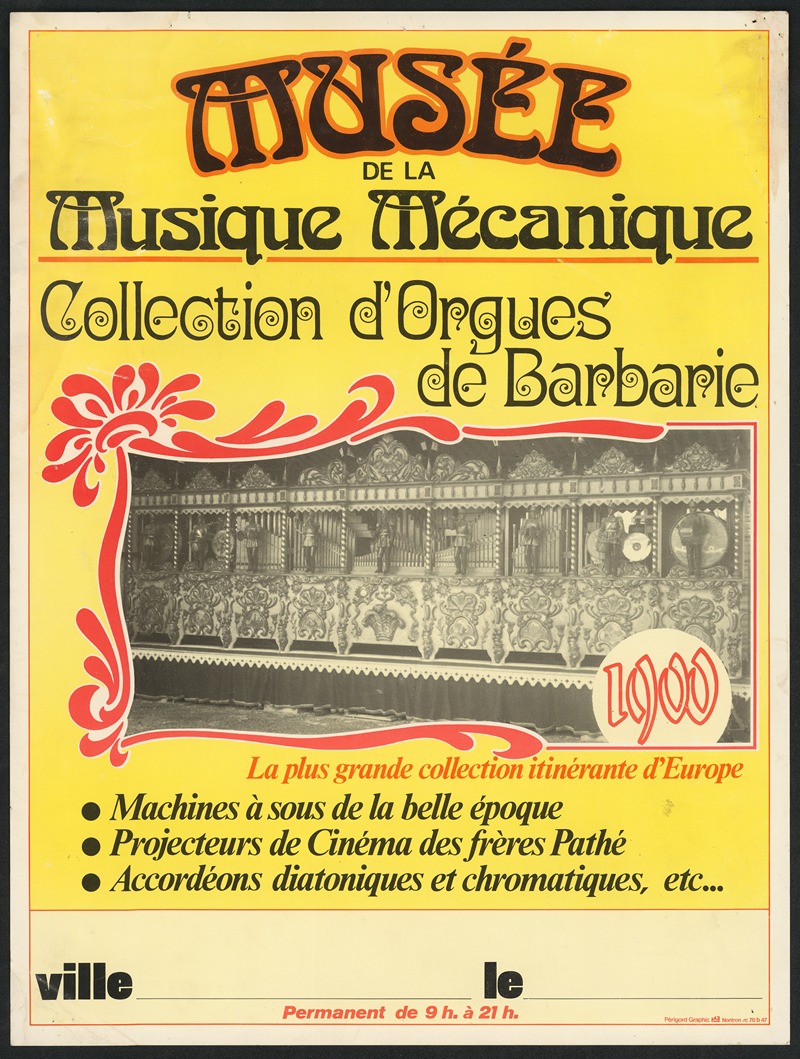 Périgord Graphic - Musée de la Musique Mécanique
