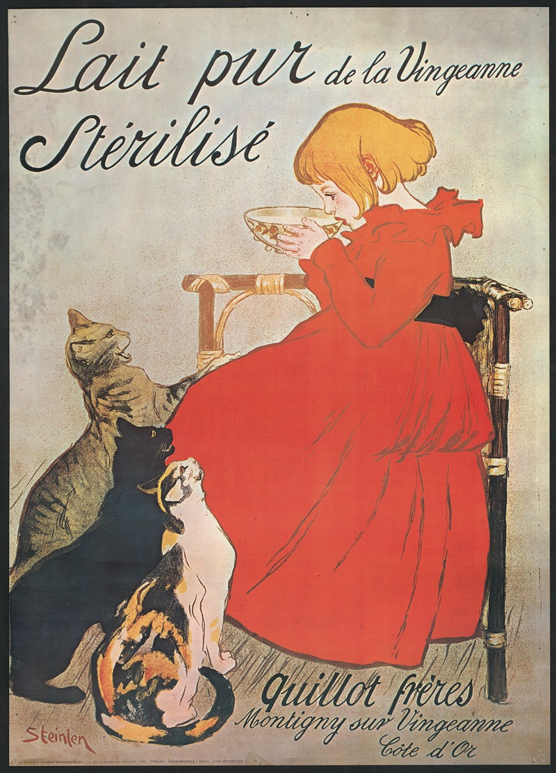 Théophile Alexandre Steinlen - Lait pur de la Vingeanne Stérilisé