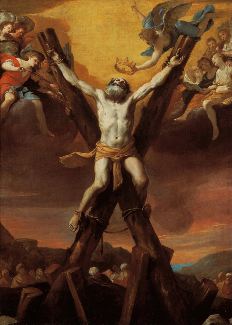 Mattia Preti - The crucifixion of St Andrew