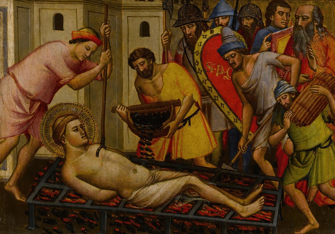 Niccolò di Pietro Gerini - The Martyrdom of Saint Lawrence