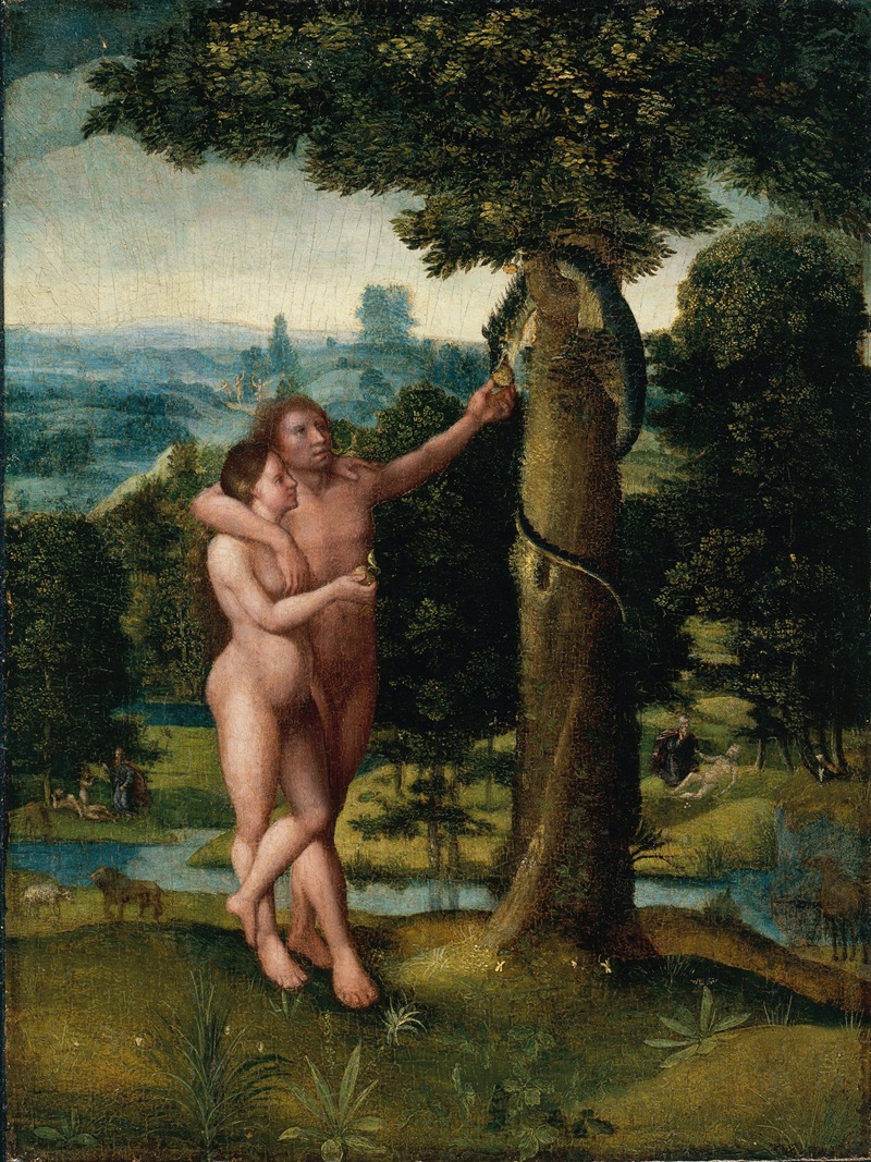 Adriaen Isenbrandt - Adam and Eve