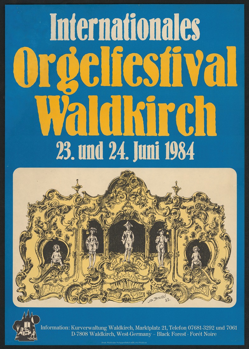Waldkircher Verlagsgesellschaft - Internationales Orgelfestival Waldkirch23 und 24 juni 1984