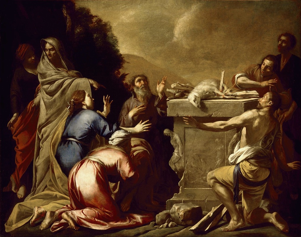 Antonio De Bellis - The Sacrifice of Noah
