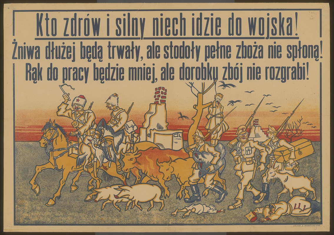 Z. Manitius - Kto zdrów i silny niech idzie do wojska!