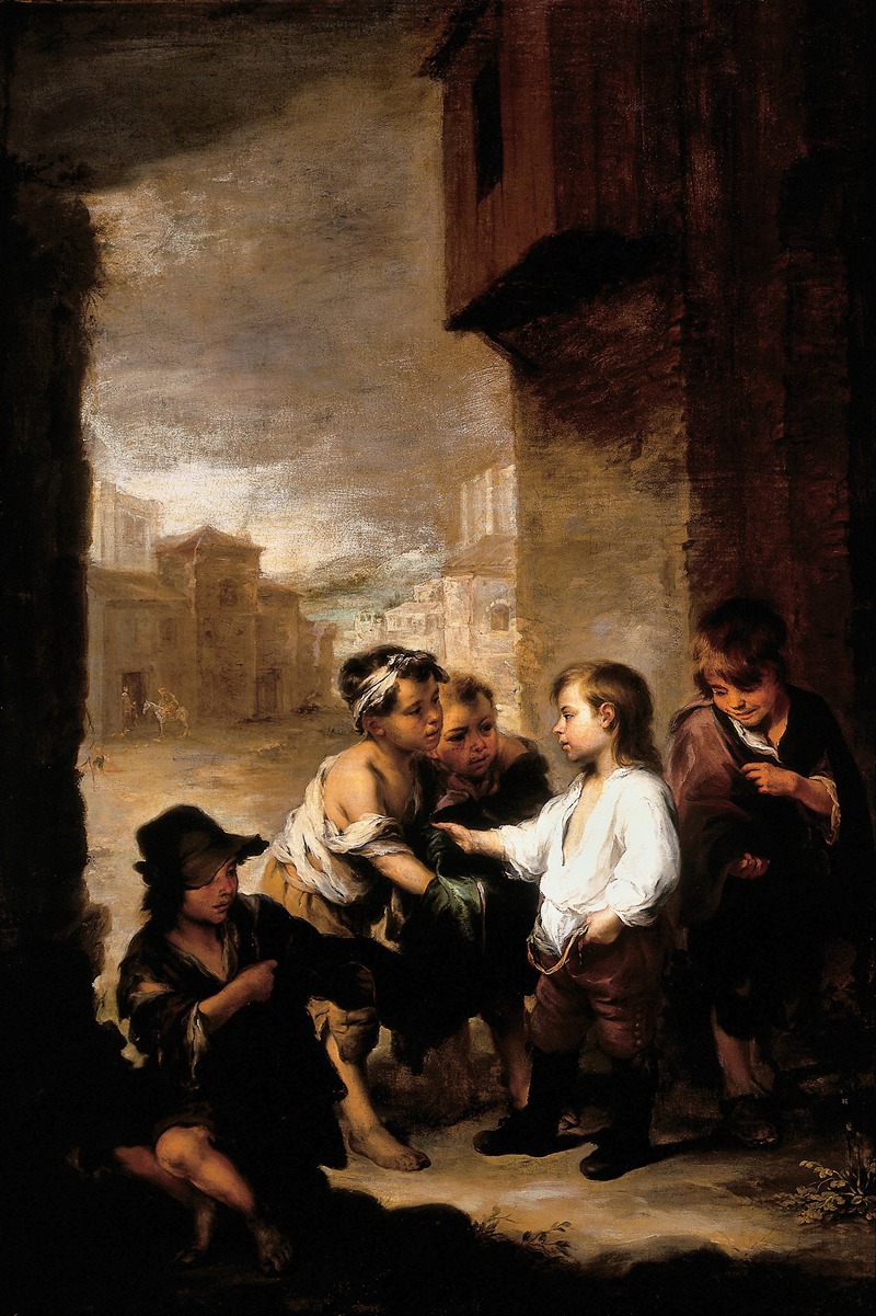 Bartolomé Estebán Murillo - St. Thomas of Villanueva dividing his clothes among beggar boys