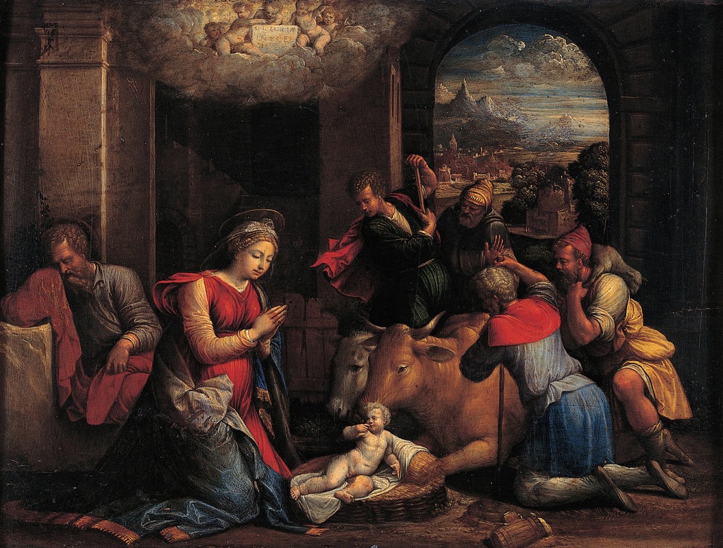Benvenuto Tisi - Adoration of the Sheperds