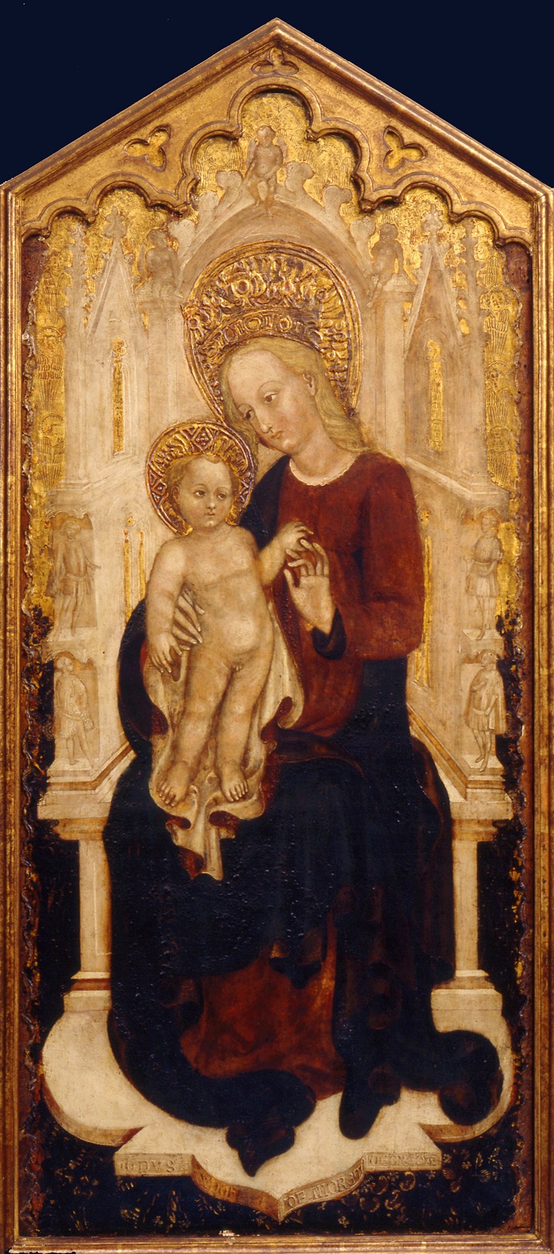 Cristoforo Moretti - The Virgin and Child Enthroned