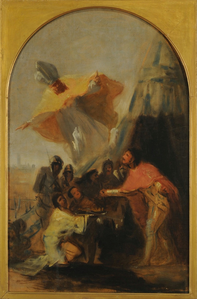 Francisco de Goya - Aparición de San Isidoro al Rey Fernando el Santo ante los muros de Sevilla