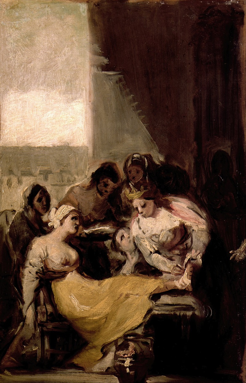 Francisco de Goya - Saint Isabel of Portugal Healing the Wounds of a Sick Woman
