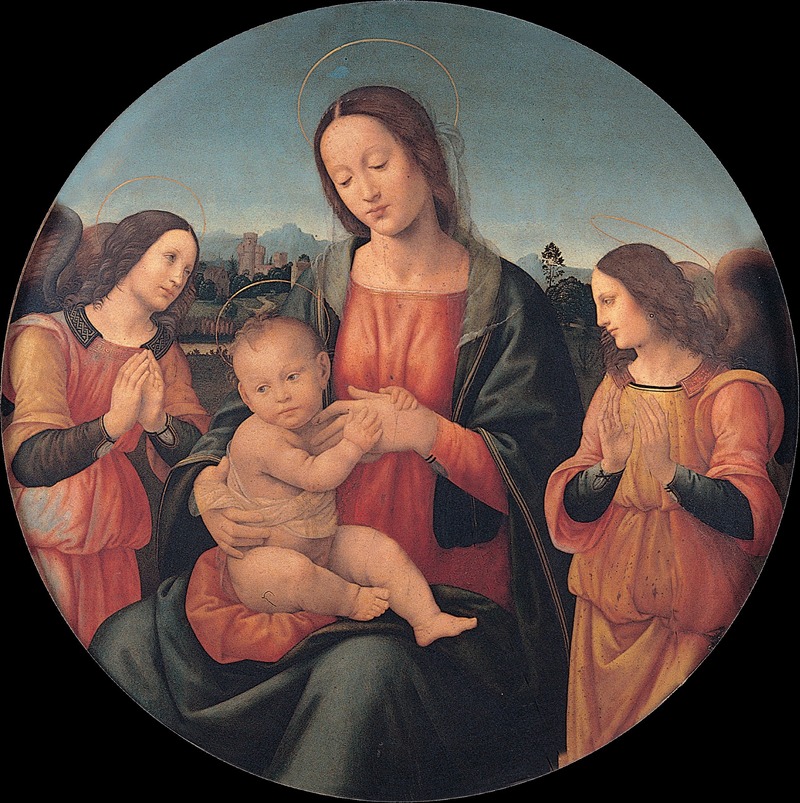 Giovanni Antonio Sogliani - Madonna with the Child and angels