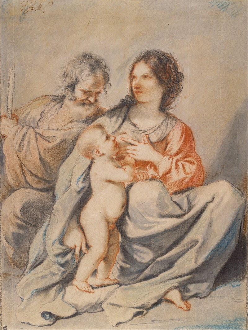 Guercino - The Holy Family